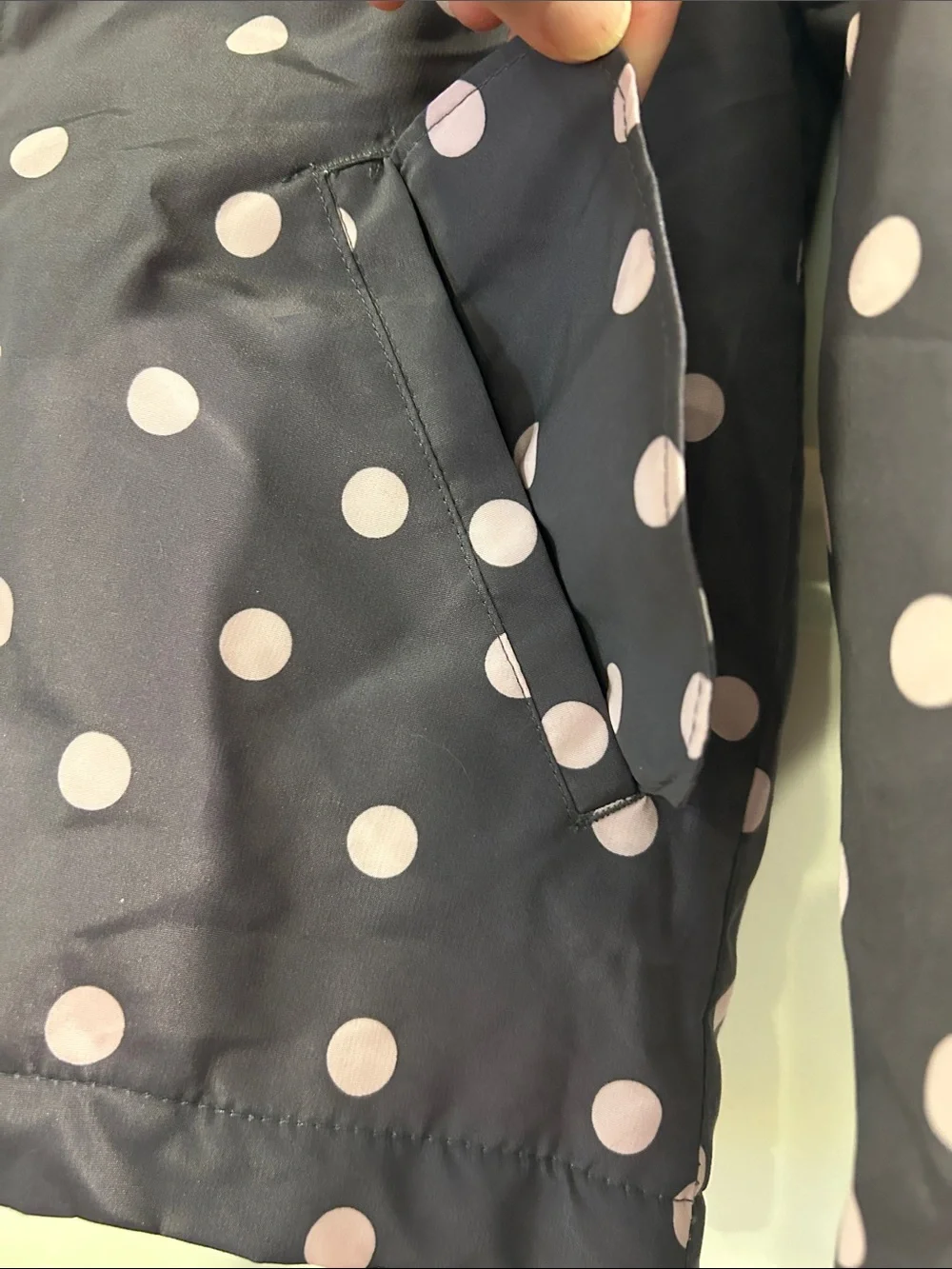 Carter's Gray Jacket with Pink Polka Dots